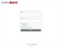 Tablet Screenshot of cbua.arbitersports.com