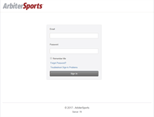 Tablet Screenshot of 102587.arbitersports.com