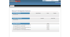 Desktop Screenshot of chsfa.arbitersports.com