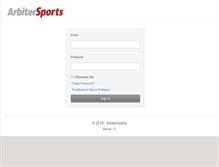 Tablet Screenshot of nfhs-football.arbitersports.com