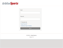 Tablet Screenshot of nmofficials.arbitersports.com